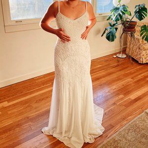 Beaded Wedding Dress - BHLDN